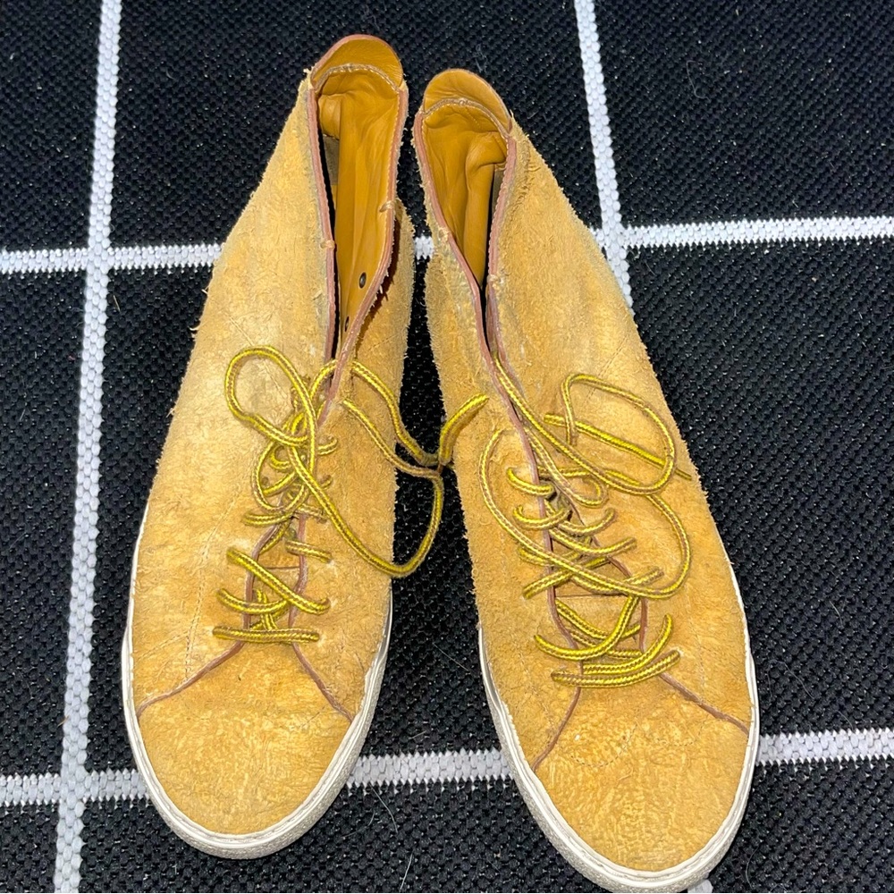 Vivienne Westwood Lace Up Trainer Sand Leather Sz US 10//43 (Labeled as a UK 9)
